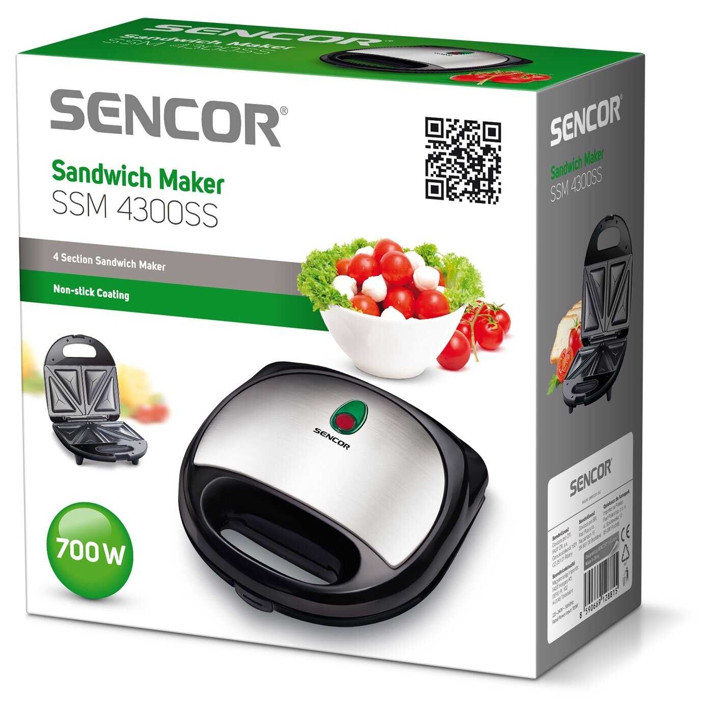 Сэндвичница Sencor SSM 4300SS фотография 3