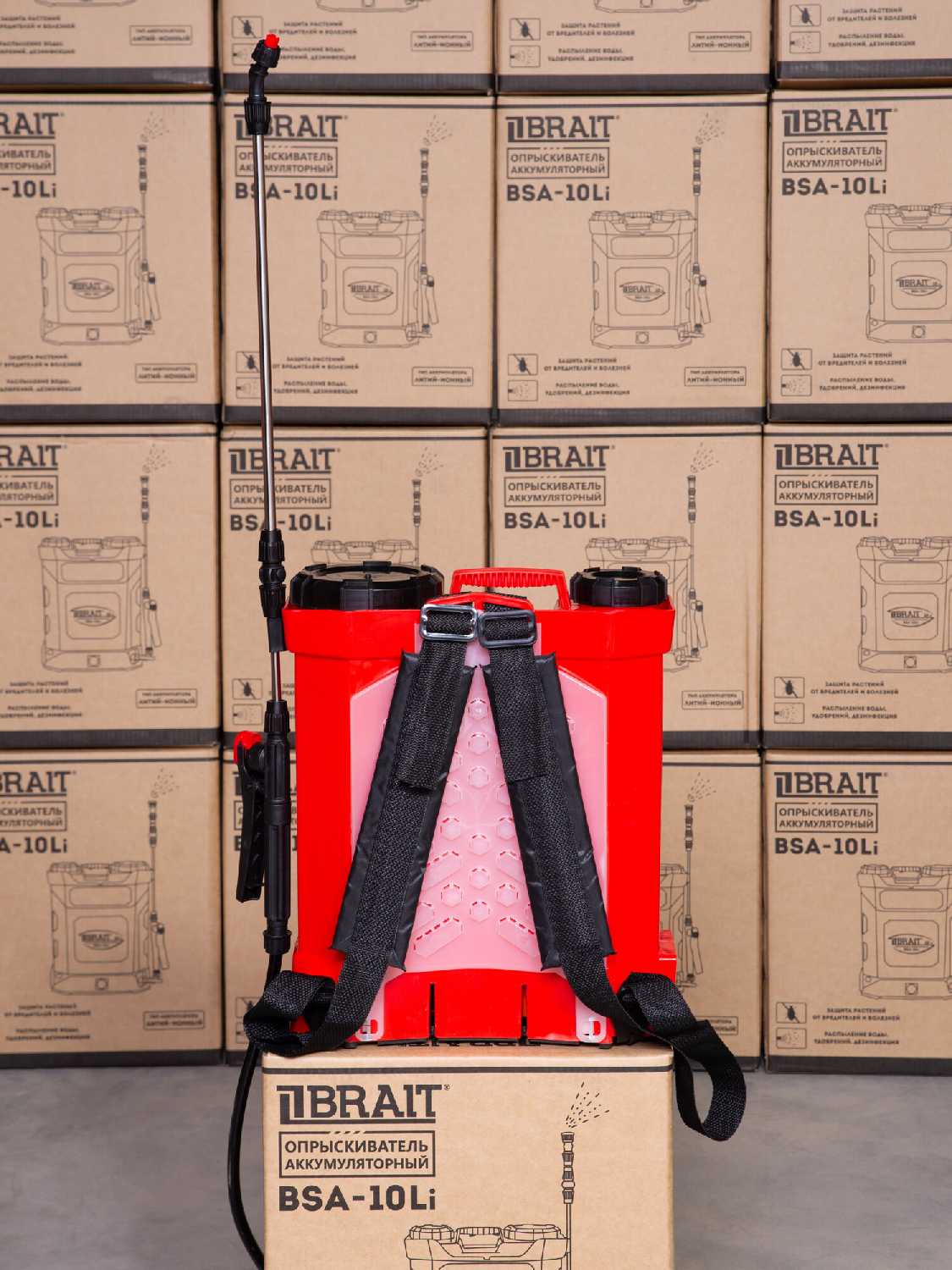 Опрыскиватели BRAIT BSA-10Li [10 л, 12 В, 3.6 л/мин, 1.5-4 бар] фотография 4