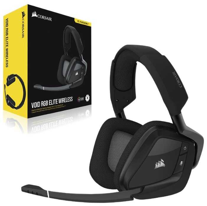 Беспроводная компьютерная гарнитура Corsair Void RGB Elite Wireless фотография 7