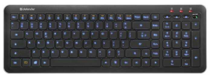 Клавиатура Defender Nova SM-680L Black USB