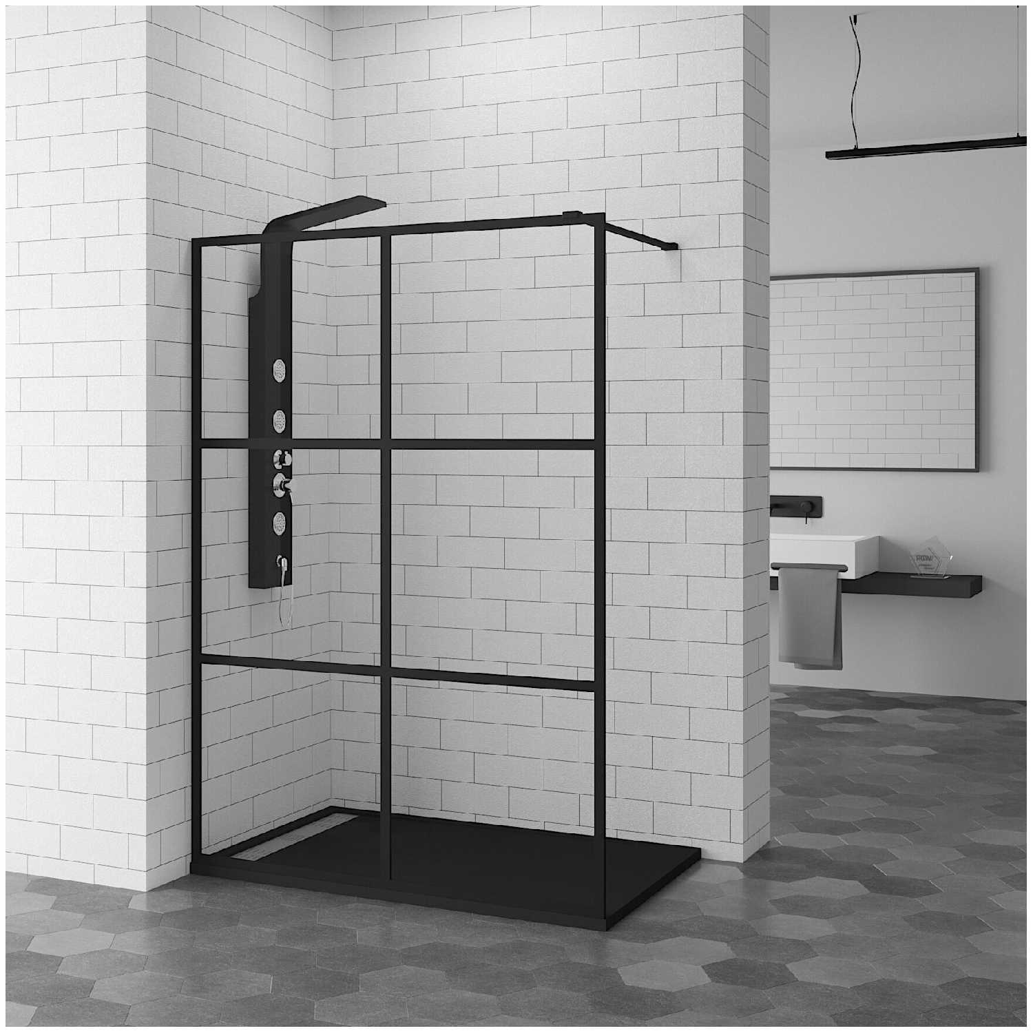 Душевая перегородка RGW WA-11 (90х200) фотография 3