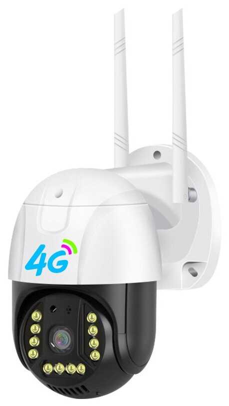 Уличная поворотная камера видеонаблюдения 4G LTE с сим картой MyLatso, sim card, с датчиком движения и микрофоном фотография 10