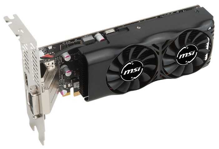 Видеокарта MSI GeForce GTX 1050 Ti 4GT LP фотография 2