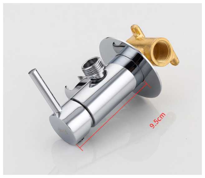 Смеситель для биде с гигиеническим душем Frap (F7505-2) хром, (F7505-6 ) черный, латунь фотография 3