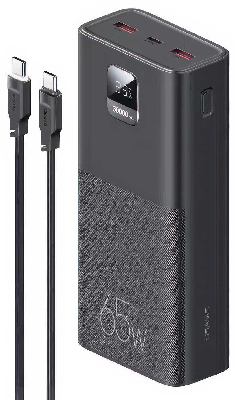 Внешний аккумулятор Usams Power Bank (30000mAh 65W) фотография 14