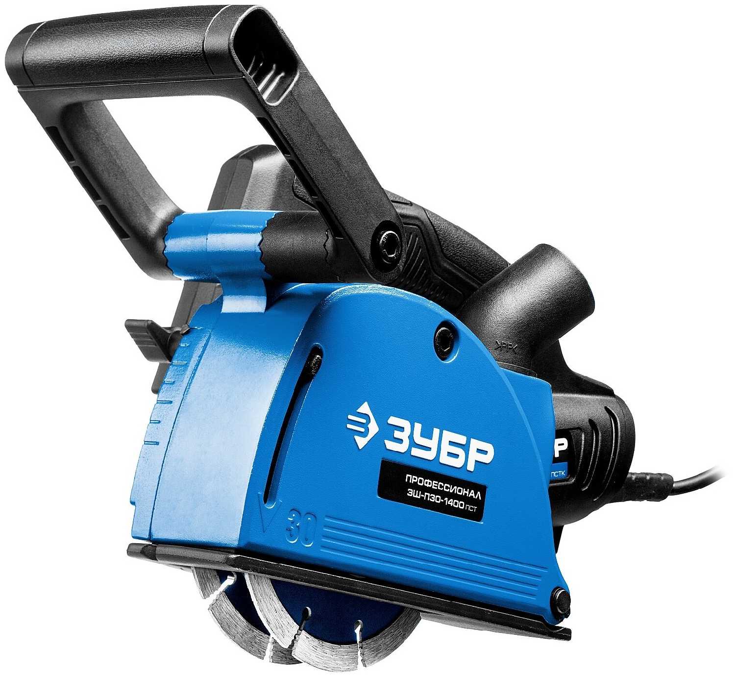 Штроборез ЗУБР ЗШ-П30-1400 ПСТ, 1400 Вт фотография 4