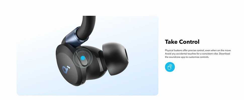 Беспроводные наушники Soundcore by Anker Sport X20 фотография 5