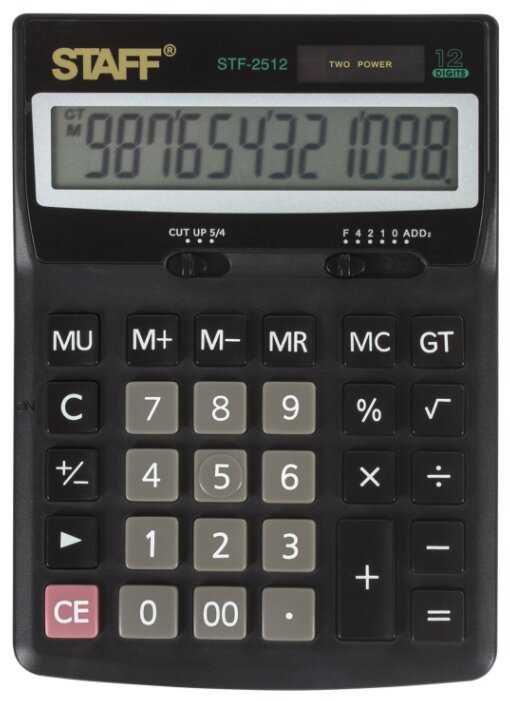 Калькулятор бухгалтерский STAFF STF-2512