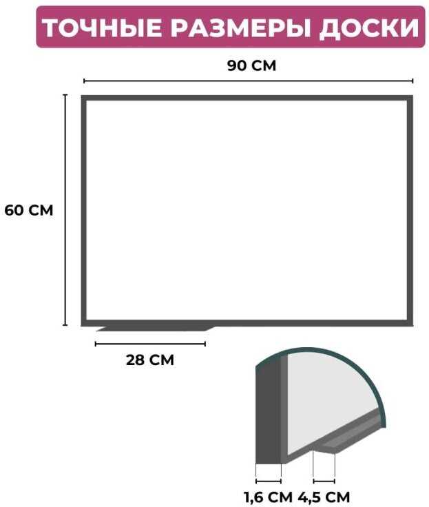 Доска магнитно-маркерная Attache Economy (60х90) фотография 15
