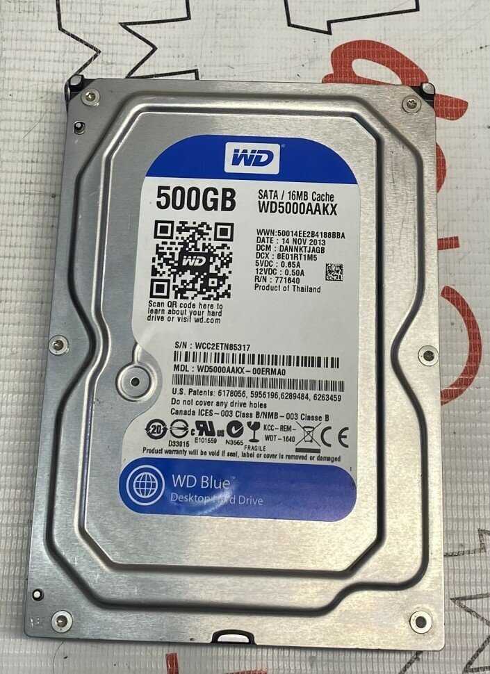 Жесткий диск Western Digital WD Blue Desktop (WD5000AAKX) фотография 3