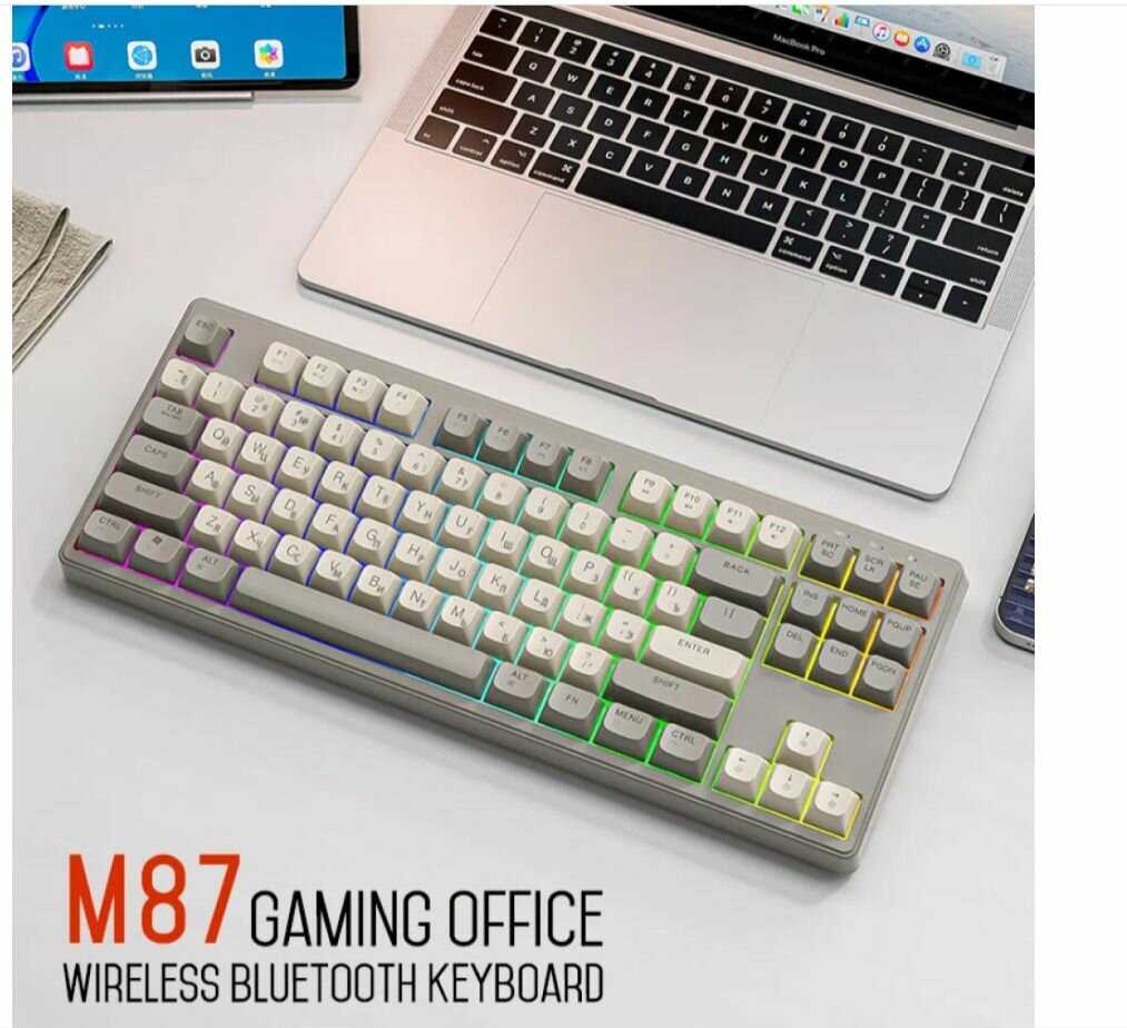 Игровая клавиатура ZiyouLang M87 (Bluetooth/2.4G) фотография 17