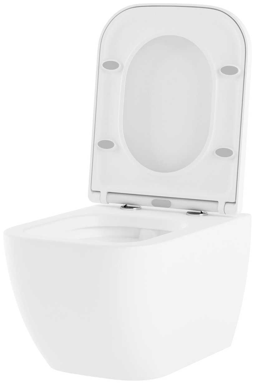 Чаша унитаза подвесная Lavinia Boho One Compacto 3302003C микрорлифт с горизонтальным выпуском фотография 6