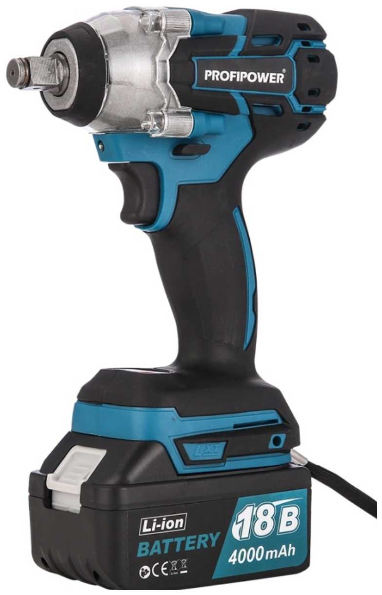 Аккумуляторный ударный гайковерт PROFIPOWER MKDTW-18B фотография 7