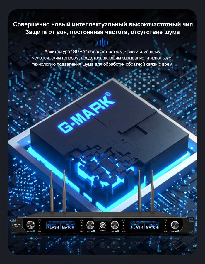 Набор беспроводных микрофонов G-MARK G440 фотография 5