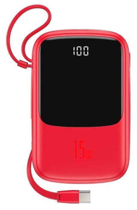 Портативный аккумулятор Baseus QPow Type-C Cable 10000mAh фотография 8