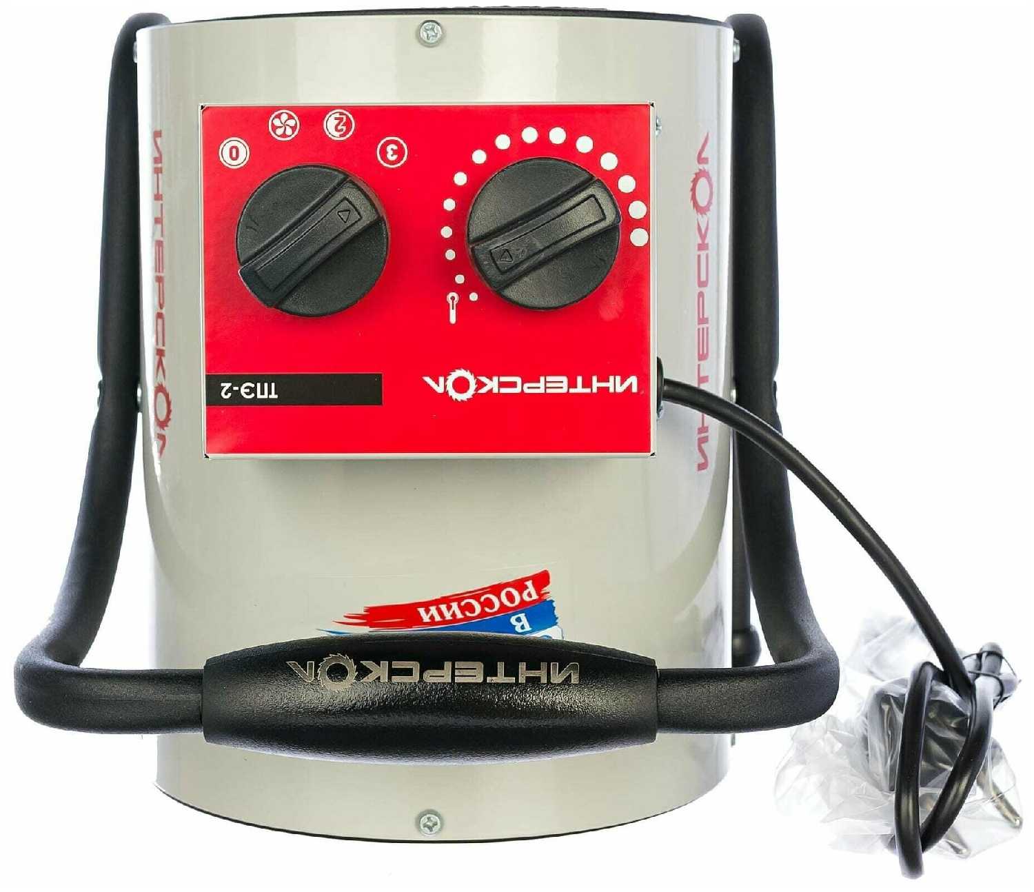 Электрическая тепловая пушка Интерскол ТПЭ-3 фотография 4