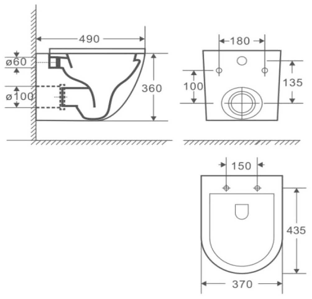 Инсталляция Grohe Rapid SL (38772001) + унитаз Fubini FB001 безободковый фотография 5
