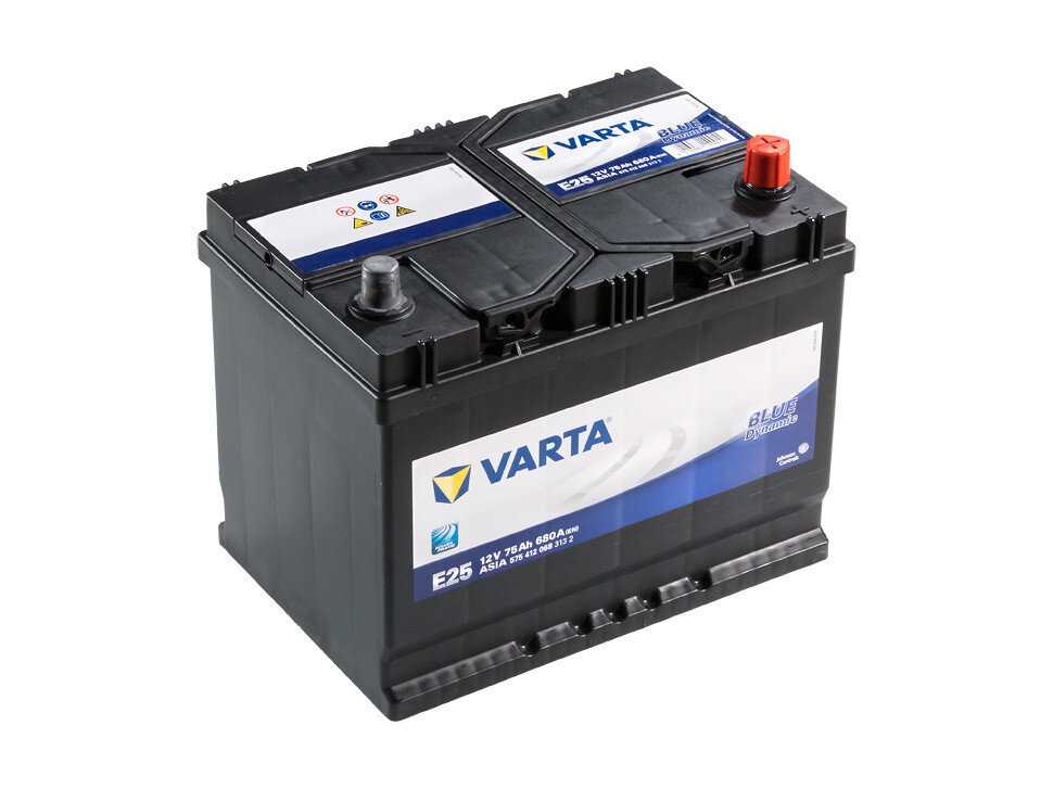 Автомобильный аккумулятор VARTA Blue Dynamic JIS E25 (575 412 068) фотография 1