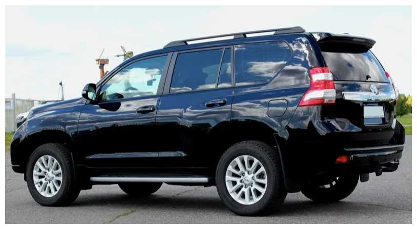 Рейлинги для Toyota Prado 150 c 2009 - серые фотография 3