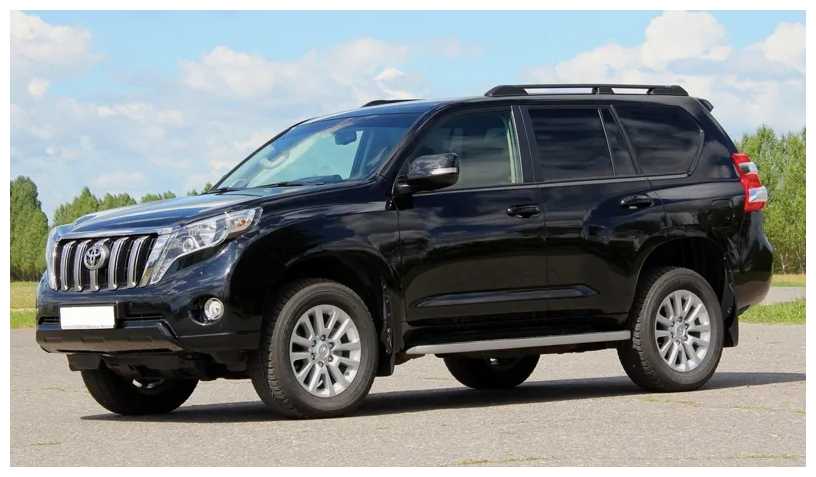 Рейлинги для Toyota Prado 150 c 2009 - серые фотография 4
