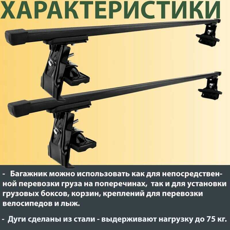 Багажник на гладкую крышу BMW 5er (E34) 1988-1995 (D-1) фотография 18