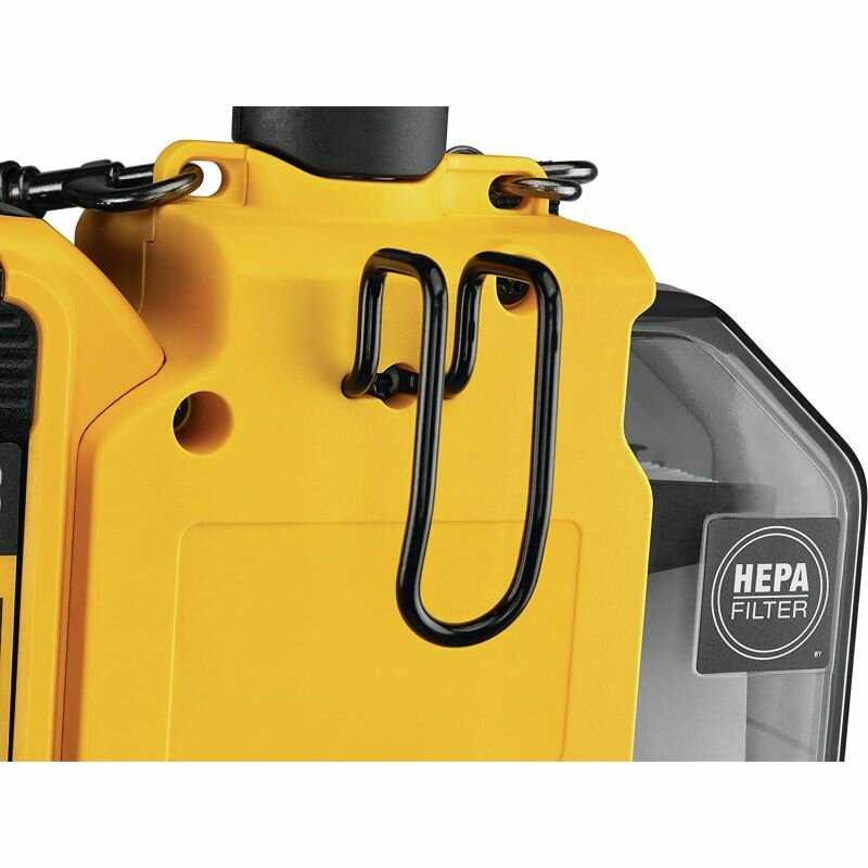 Промышленный аккумуляторный пылесос DEWALT DWH161N-XJ фотография 1
