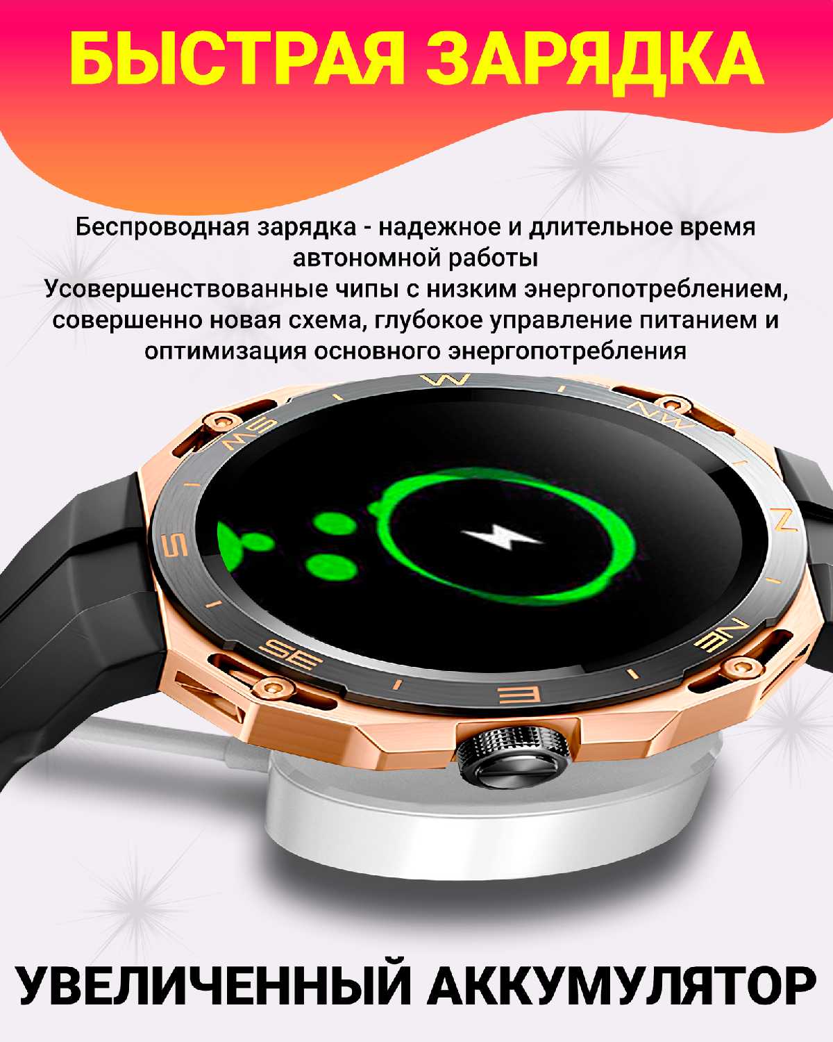 Умные смарт часы Cyber PREMIUM Smart Watch (HW3) фотография 3