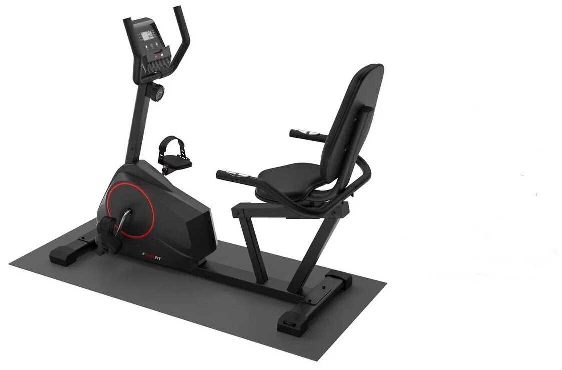 Горизонтальный велотренажер UNIXFIT BR-390 + набор для фитнеса фотография 4