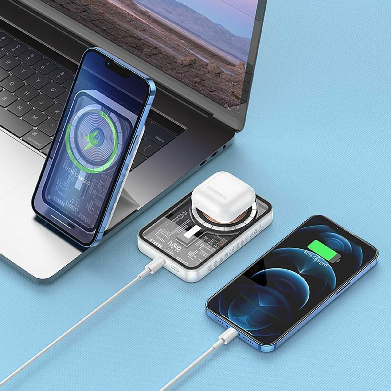 Магнитный аккумулятор HOCO Q10 PD20W (5000mAh) фотография 15