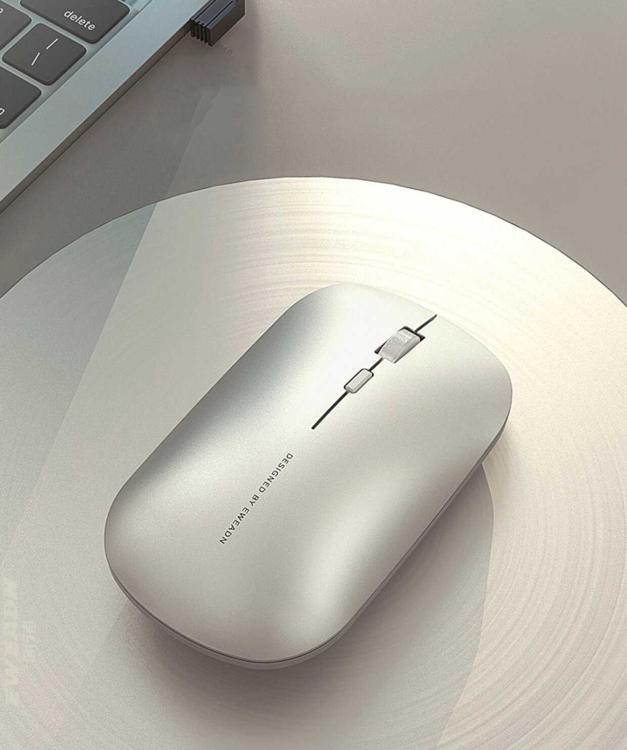 Беспроводная бесшумная мышь EWEADN Q2 фотография 8