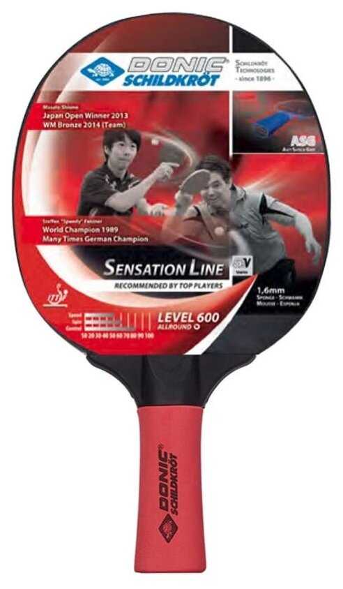 Ракетки для настольного тенниса Donic-Schildkroet Sensation 600 фотография 14