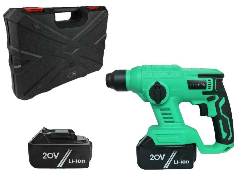 Перфоратор аккумуляторный Zitrek Destroyer (2) Li-Ion 4.0 А·ч 20 В x2 кейс фотография 1