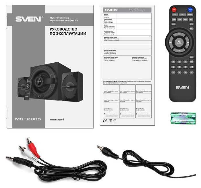 АС MS-2085 (60 Вт, Bluetooth, FM, USB, SD) фотография 4