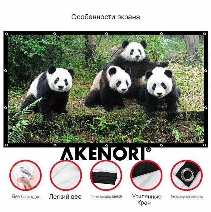 Экран для проектора Akenori Экран для проектора (003D) фотография 33