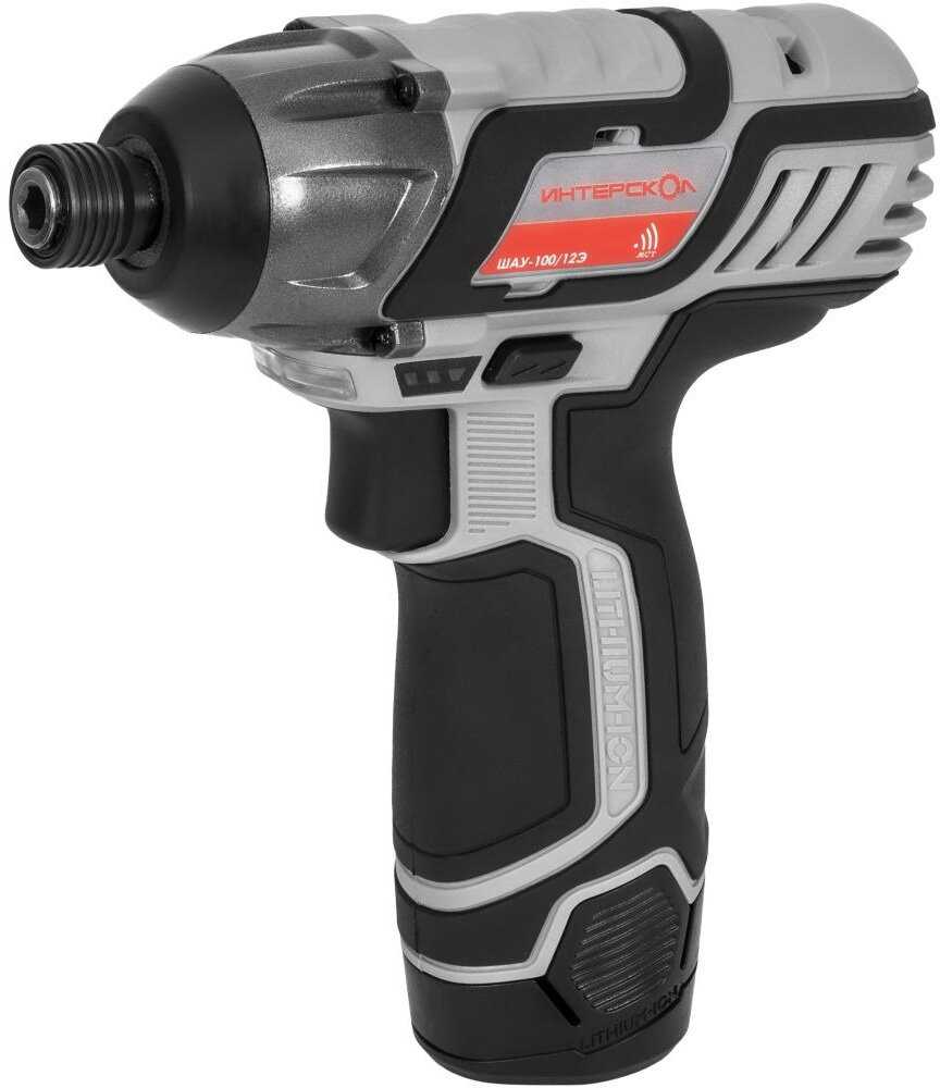 Аккумуляторный ударный шуруповерт ИНТЕРСКОЛ ШАУ-100/12Э [808.2.2.70]