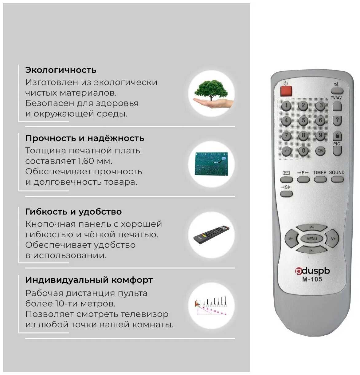 Пульт PDUSPB для Akai / Record / Sokol M-105 фотография 1