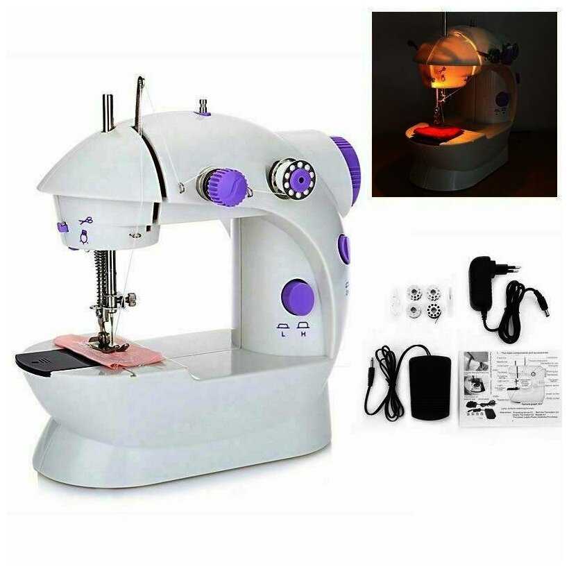 Швейная Мини Машинка Luoweite Mini Sewing Machine фотография 6