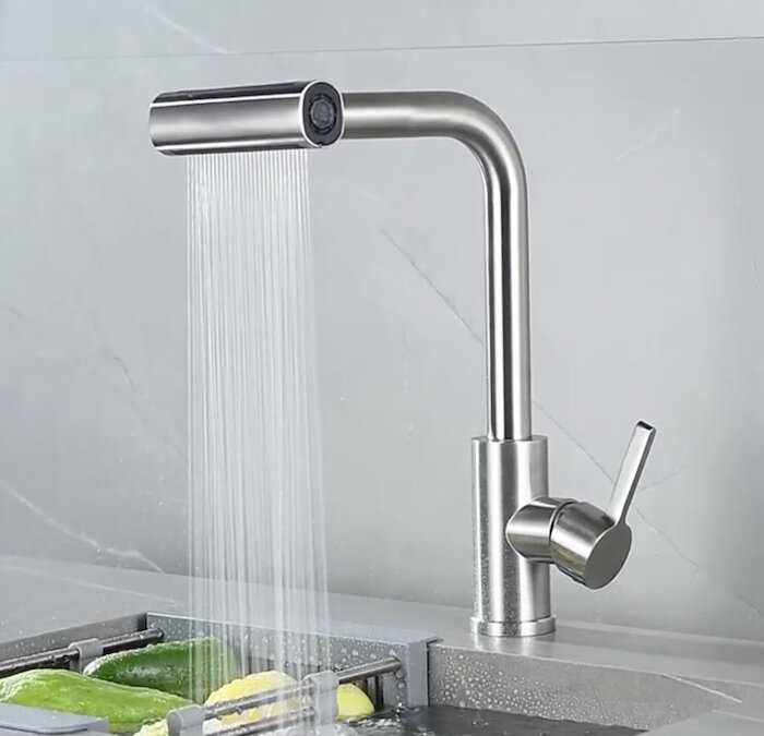 Кухонный смеситель Zorg Steel Hammer SH 093 (SH 093 CR) фотография 5