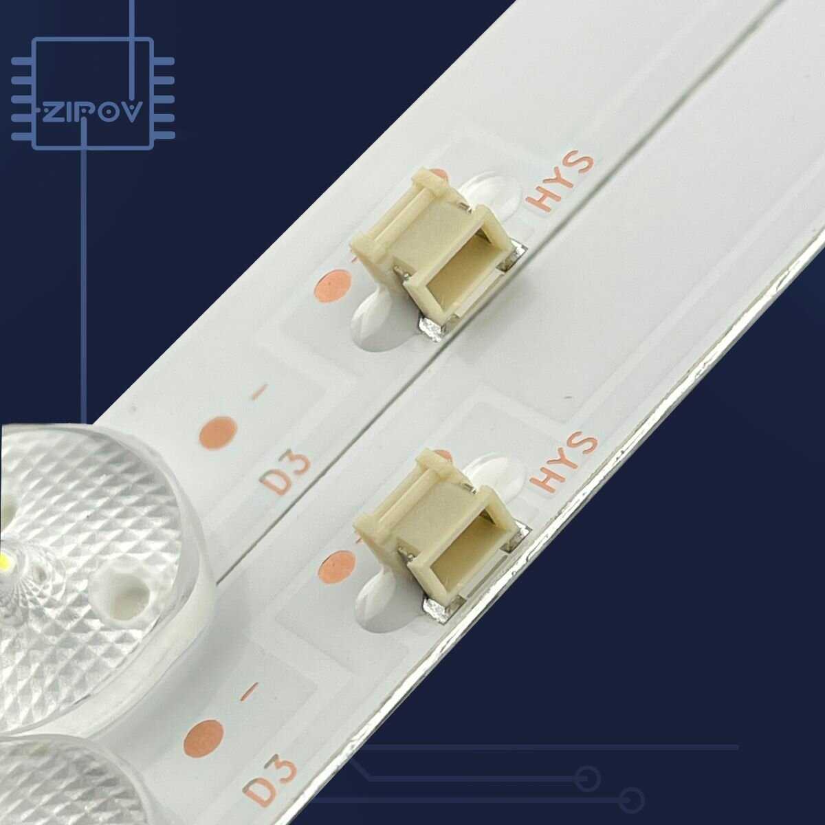 Подсветка MCPCB для ТВ VHIX-32F102TSY / Hi VHIX-32F102TSY / Skyline 32YST5970 (HRS_SQY32A114_2X6_2W) фотография 6