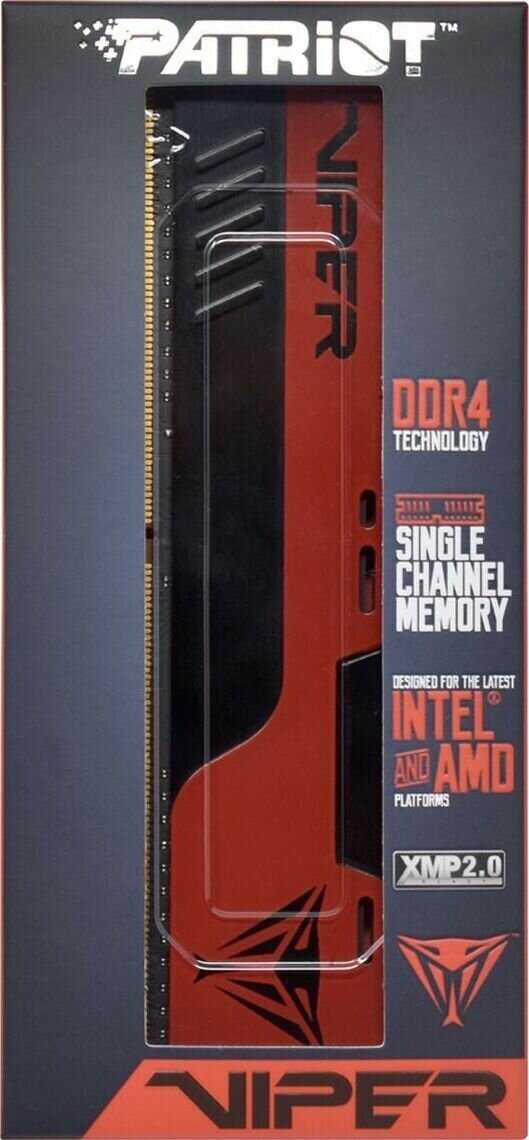 Оперативная память Patriot Memory VIPER ELITE II 8 ГБ DDR4 DIMM CL20 (PVE248G400C0) фотография 7