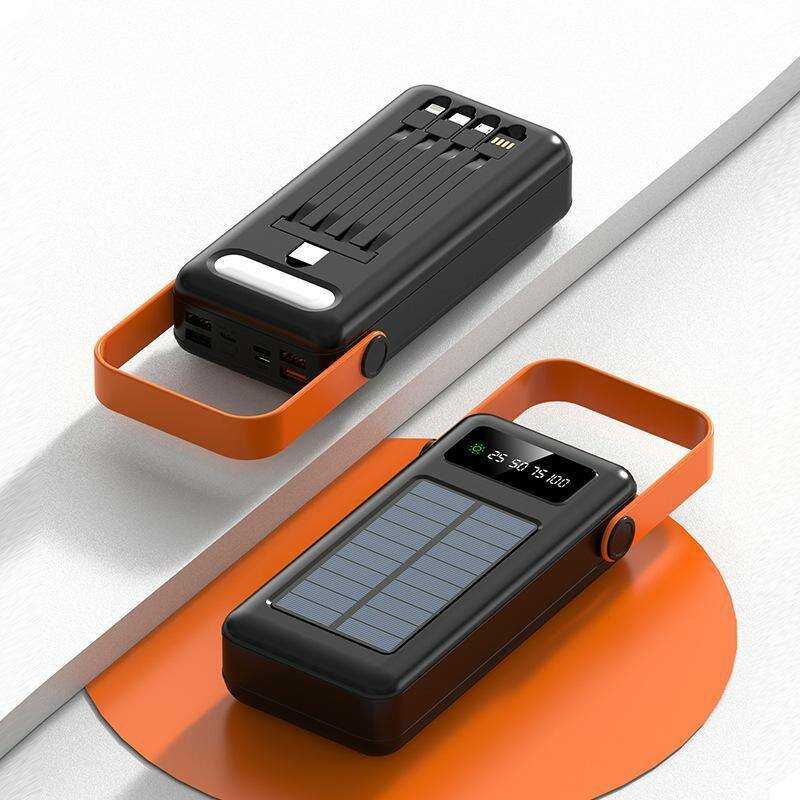 Внешний аккумулятор Powerbank 50000 mAh с солнечной батареей фотография 6
