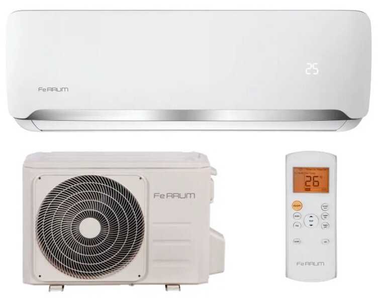 Сплит-система Ferrum FIS09F2/FOS09F2, до 27 м. кв. компрессор GMCC (Toshiba)