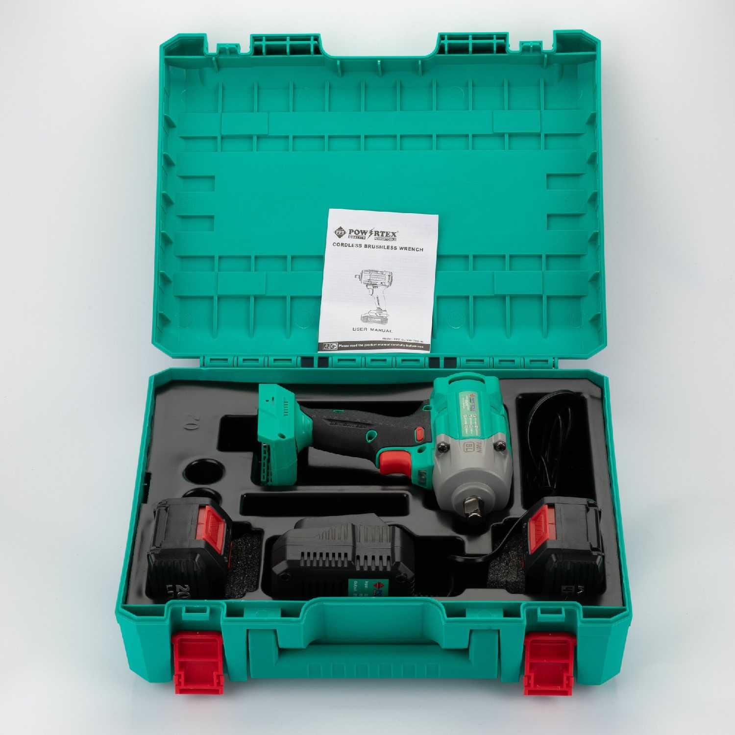 Гайковерт аккумуляторный Powertex Ударный гайковерт (Cordless Brushless Wrench) фотография 8