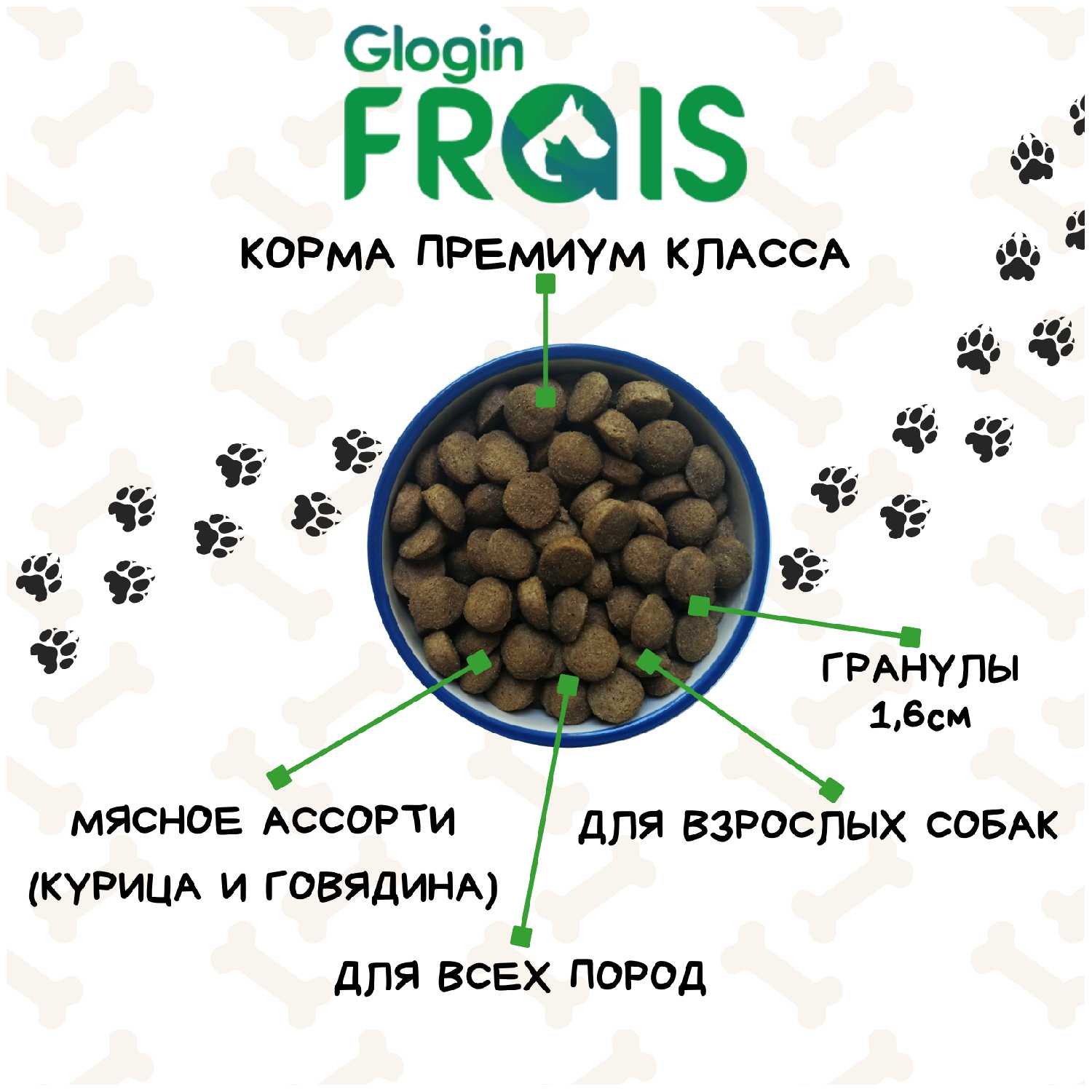 Сухой корм Frais Classique Adult Dog Meet Assorted фотография 14