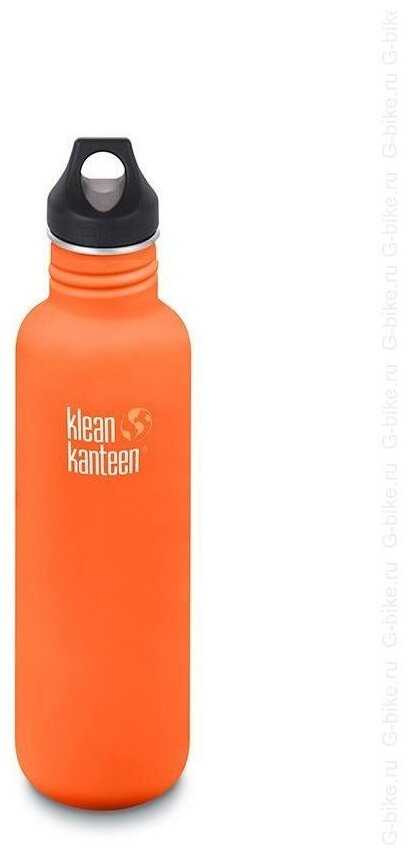 Бутылка Klean Kanteen Classic Loop 27oz (800 мл) 1003187L Lemon Curry фотография 11
