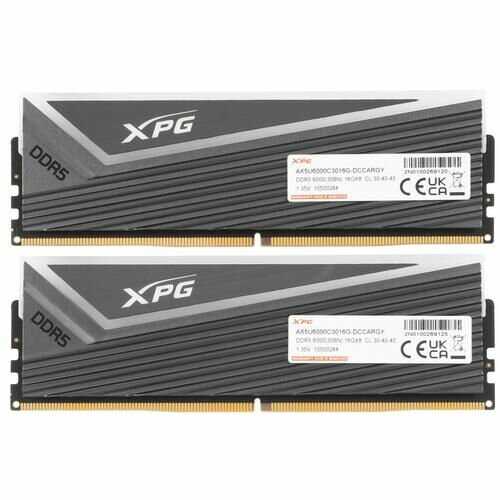 Модуль памяти ADATA 32GB DDR5 6000 DIMM XPG CASTER RGB Gaming Memory (AX5U6000C3016G-DCCARGY) фотография 1