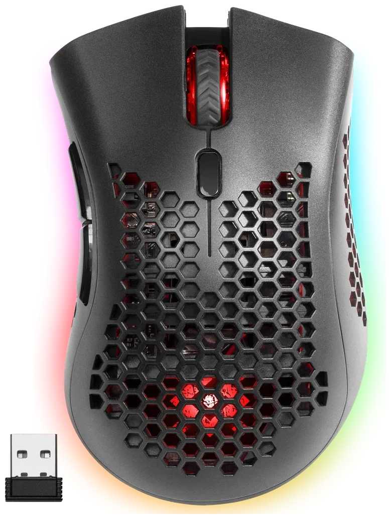 Игровая мышка для компьютера Defender Warlock RGB 8 кнопок 2400 dpi