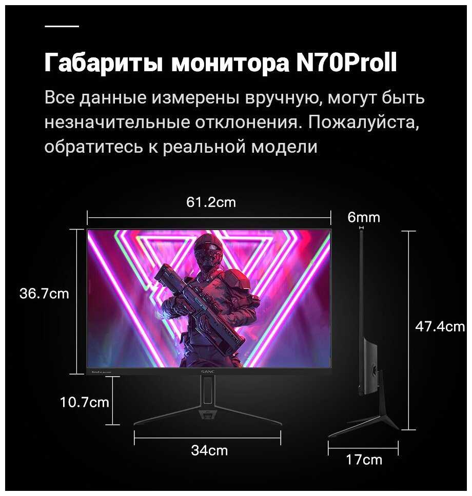 Монитор SANC N3253 IPS 75Hz фотография 12