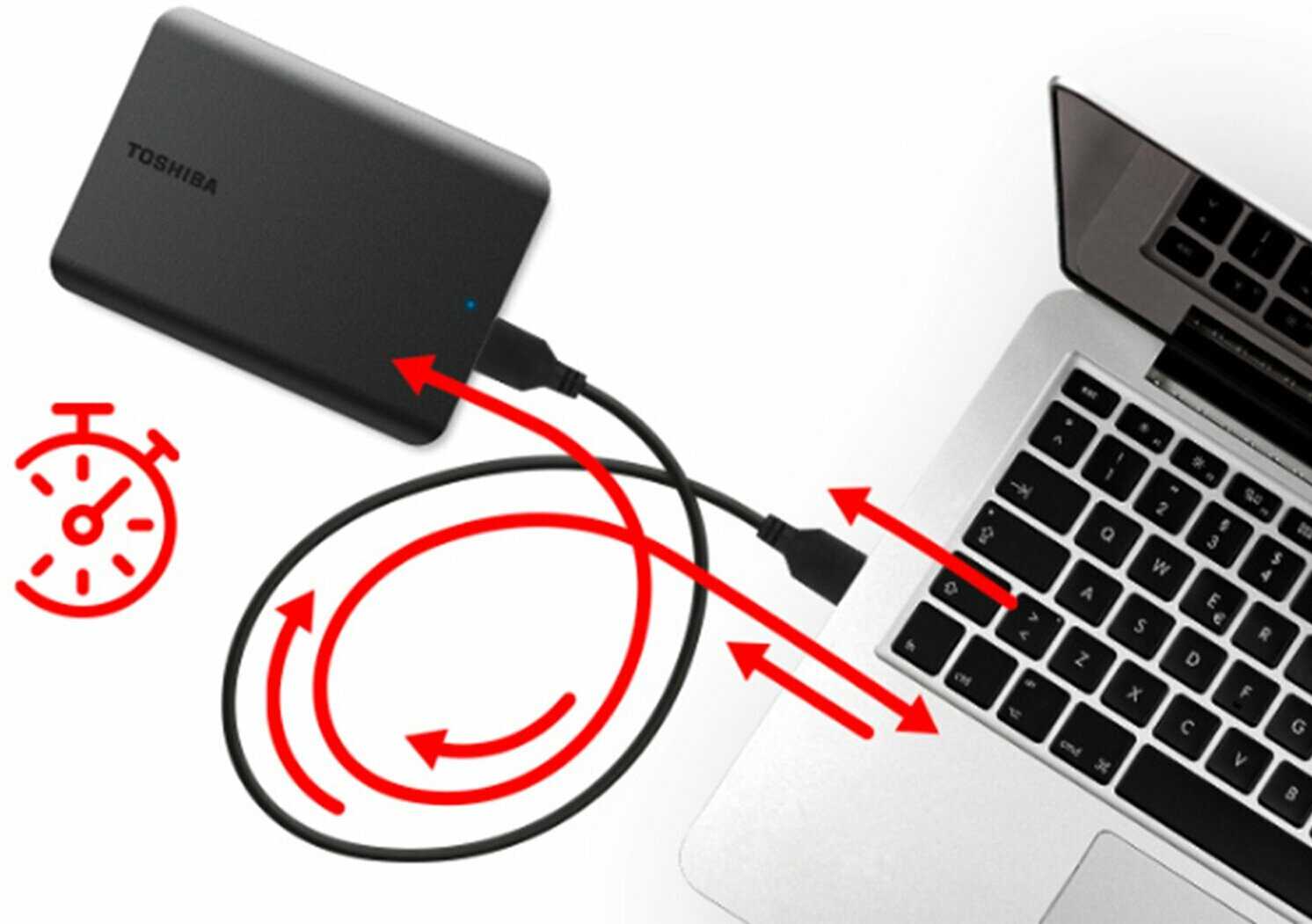 Внешний HDD Toshiba Canvio Basics фотография 2