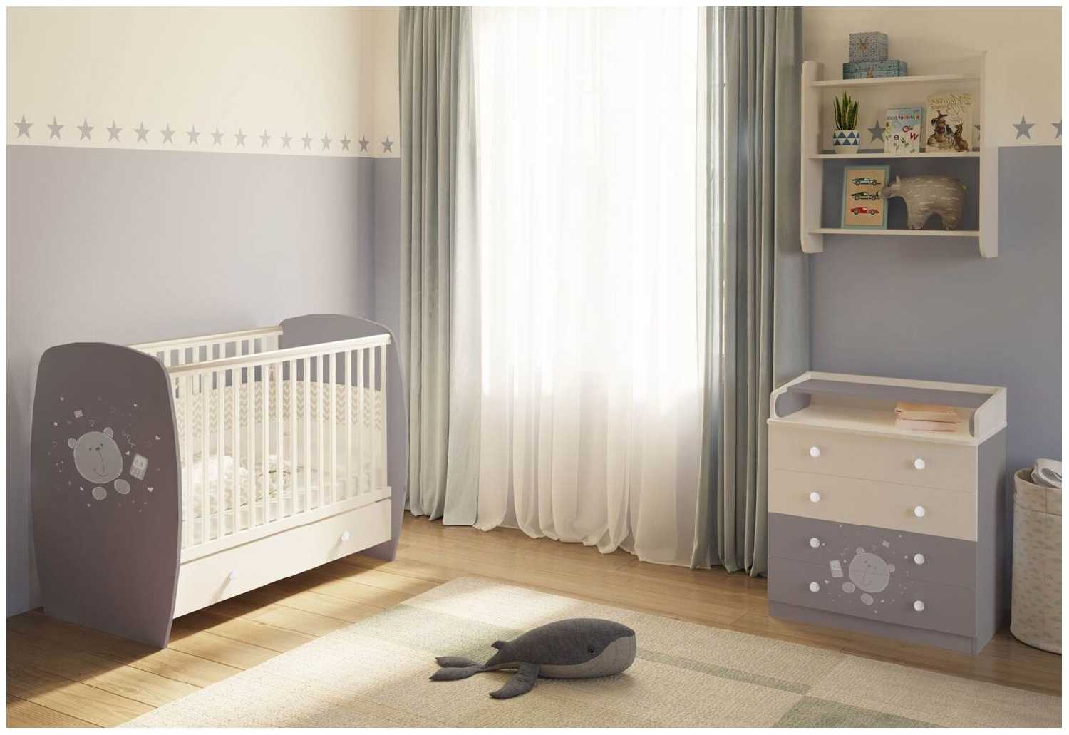 Бельевой комод Polini Kids French 1580 Teddy фотография 2